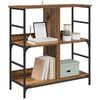 vidaXL Boekenkast Oud hout 78,5 x 33 x 82 cm Bewerkt hout