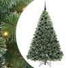 vidaXL Kunstkerstboom met 300 LED met standaard Groen 180 cm PE en PVC