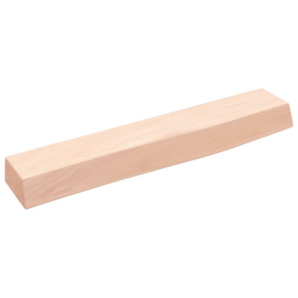 vidaXL Wandschap 60x10x6 cm onbehandeld massief eikenhout