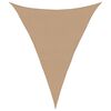 vidaXL Zonnezeil 160 g/m&sup2; 5x7x7 m HDPE taupe