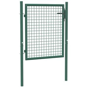 vidaXL Hekpoort staal 100x75 cm groen