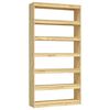 vidaXL Boekenkast / kamerscherm 100x30x200 cm massief grenenhout