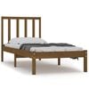 vidaXL Bedframe grenenhout honingbruin 75x190 cm