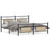 vidaXL Bedframe zonder matras metaal sonoma eikenkleurig 180x200 cm