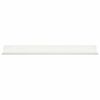 vidaXL Drijvende plank Wandgemonteerd 4 pcs Wit 40 x 9 x 2,5 cm Staal
