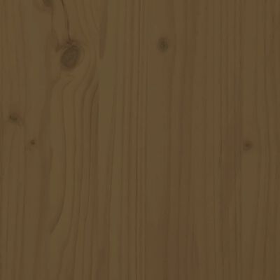 vidaXL Bedframe massief hout honingbruin 180x200 cm