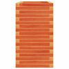 vidaXL Plantenbak 110x40x72 cm massief grenenhout wasbruin