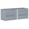 vidaXL Palletopzetranden 3 st 150x50 cm massief grenenhout grijs