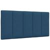 vidaXL Bedframe zonder matras "Hanko" 100x200 cm stof blauw