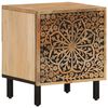 vidaXL Nachtkastje 40x33x46 cm massief mangohout