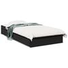 vidaXL Bedframe met lades bewerkt hout zwart 100x200 cm