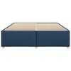vidaXL Bedframe zonder matras stof blauw 180x200 cm