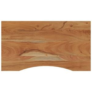 vidaXL Bureaublad rechthoekig 90x50x2,5 cm massief acaciahout