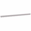 vidaXL Markies Valance Lichtgrijs 430 x 20 cm Canvas