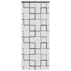 vidaXL Doucherolgordijn met cassette 100x240 cm stofbreedte 96 cm