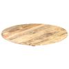 vidaXL Tafelblad rond 15-16 mm 50 cm massief mangohout