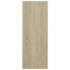 vidaXL Wandtafel 105x30x80 cm bewerkt hout sonoma eikenkleurig