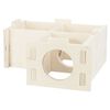 TRIXIE Knaagdierenhuis 3 kamers 30x12x30 cm hout