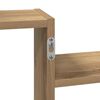vidaXL Wandschap 104x15x49 cm bewerkt hout artisanaal eikenkleurig