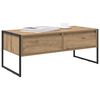 vidaXL Salontafel Ambachtelijk eiken 100 x 46 x 40 cm Bewerkt hout