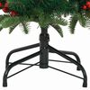 vidaXL Kunstkerstboom Groen 150 cm PVC en Metaal en Plastic