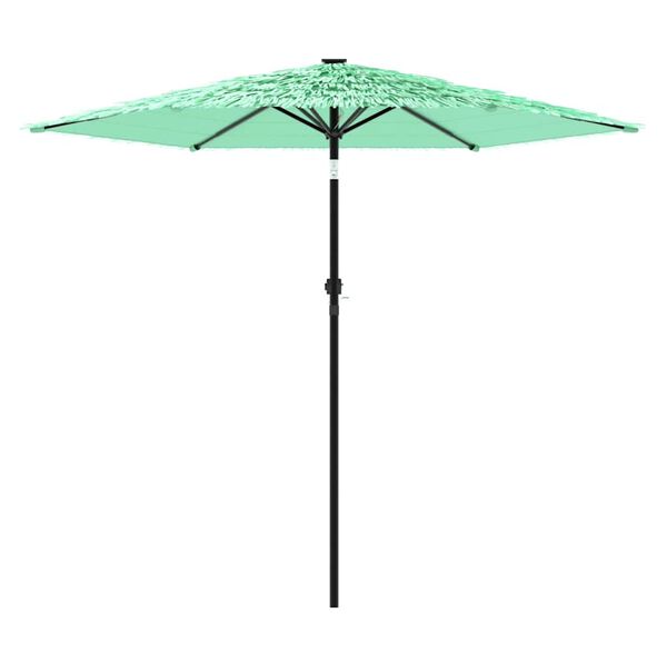 vidaXL Parasol met stalen paal 268x268x226 cm groen