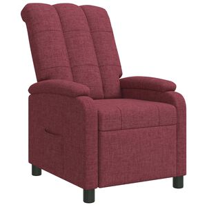 vidaXL Relaxfauteuil Wijnrood Stof