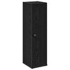 vidaXL Badkamerkast met rolhouder 20,5x22x72 cm zwart