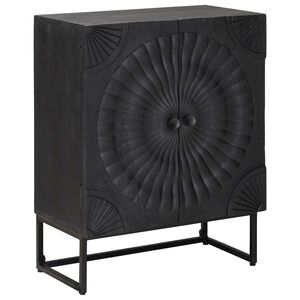 vidaXL Dressoir Zwart 55 x 30 x 70 cm