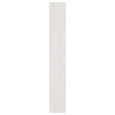 vidaXL Boekenkast/kamerscherm 100x30x200 cm massief grenenhout wit