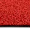 vidaXL Deurmat wasbaar 90x150 cm rood