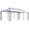 vidaXL Partytentdoek Wit 300 x 600 cm Polyester