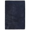 vidaXL Hoogpolig vloerkleed NAVARRA 160x230 cm polyester marineblauw