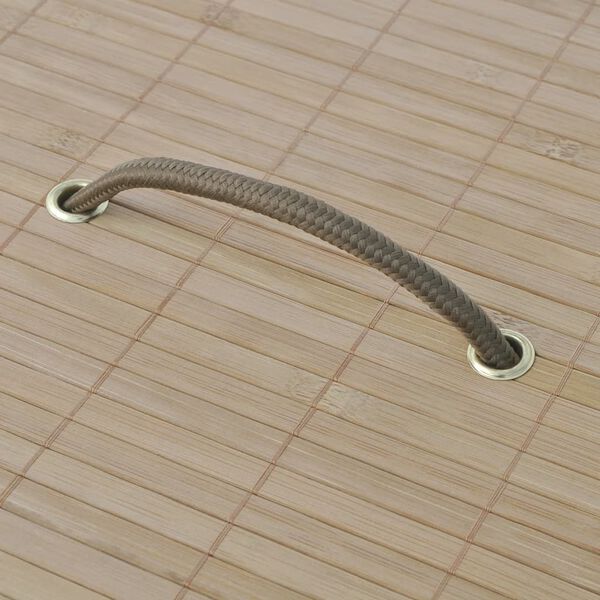 vidaXL Wasmand rond bamboe natuurlijk