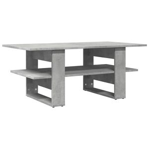 vidaXL Salontafel 102x55x42 cm bewerkt hout betongrijs