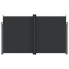 vidaXL Tuinscherm uittrekbaar 200x1200 cm zwart