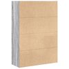 vidaXL Boekenkast 80x30x114 cm bewerkt hout grijs sonoma eikenkleurig