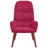 vidaXL Relaxstoel fluweel wijnrood