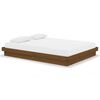 vidaXL Bedframe massief hout honingbruin 140x190 cm