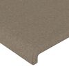 vidaXL Bedframe zonder matras 120x200 cm stof taupe