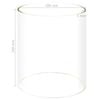 vidaXL Cilinder voor hotdog verwarmer 200x240 mm glas