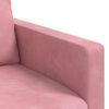 vidaXL Bank 2 pcs Roze 158 x 78 x 80 cm Fluweel