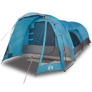 vidaXL Tunneltent voor gezin 8-persoons waterdicht blauw