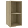 vidaXL Tv-meubelen 4 st 72x35x36,5 cm bewerkt hout sonoma eikenkleurig