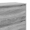 vidaXL Opbergkast Grijs Sonoma 80 x 48 x 57 cm Bewerkt hout