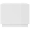 vidaXL Salontafel 102,5x55x44 cm bewerkt hout hoogglans wit