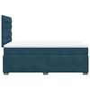 vidaXL Boxspring met matras fluweel blauw 120x190 cm