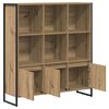 vidaXL Boekenkast 2 pcs Ambachtelijk eiken 99,5 x 30 x 108 cm