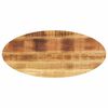 vidaXL Tafelblad ovaal 110x40x3,8 cm massief mangohout