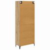 vidaXL Highboard Artisan Eiken 69,5 x 34 x 180 cm Bewerkt hout